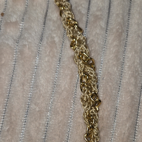 The Sak Metallic Gold Clutch with Chain Strap - Picture 4 of 6